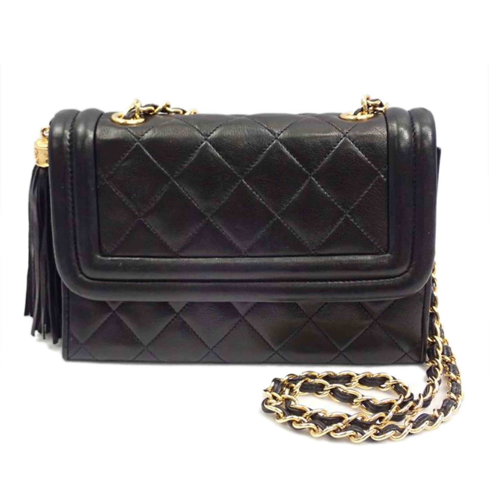 Chanel Chain Bag Black Shoulder - Picture 2 of 7